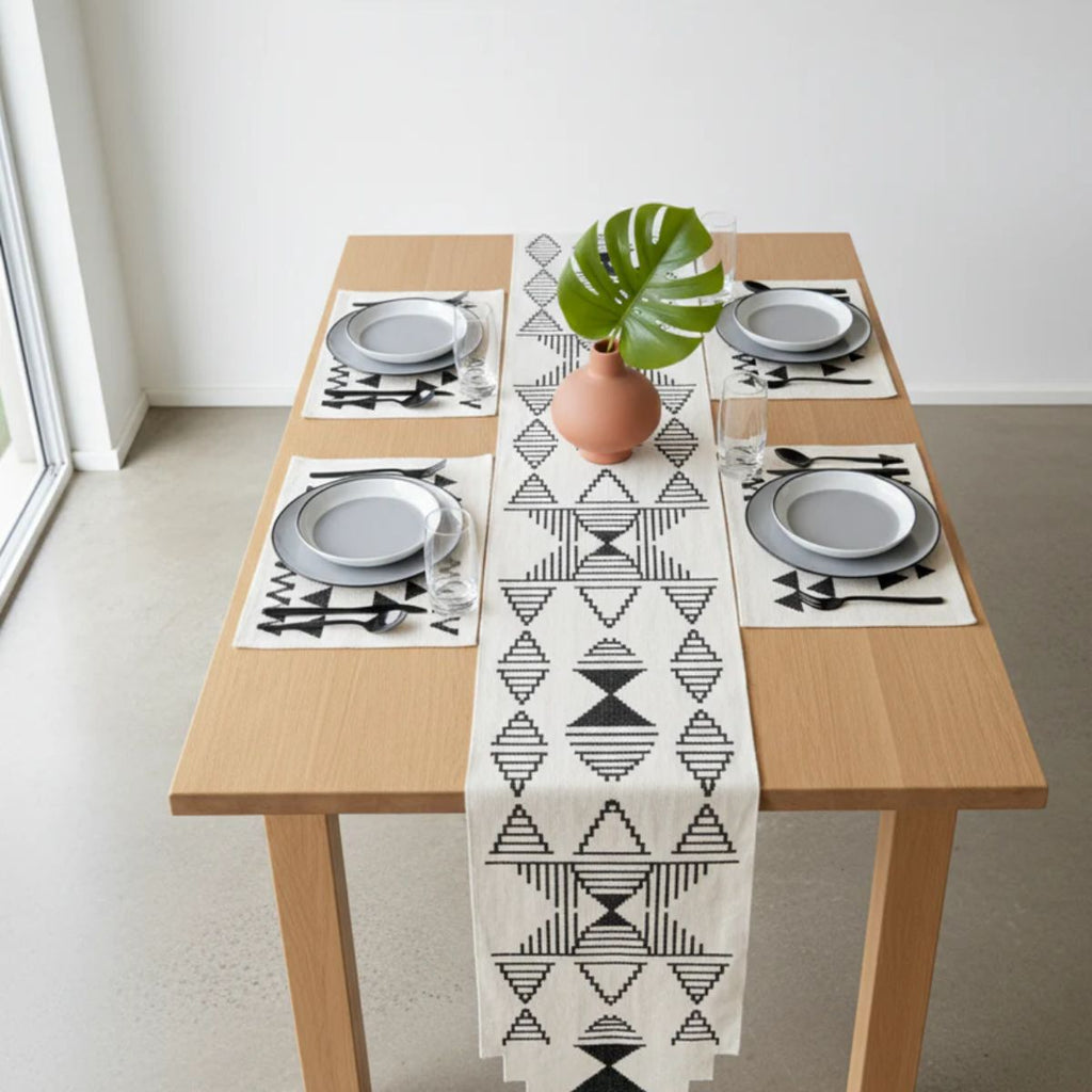 Inyoka Beaded Statement Textile - Multi-Use Decor