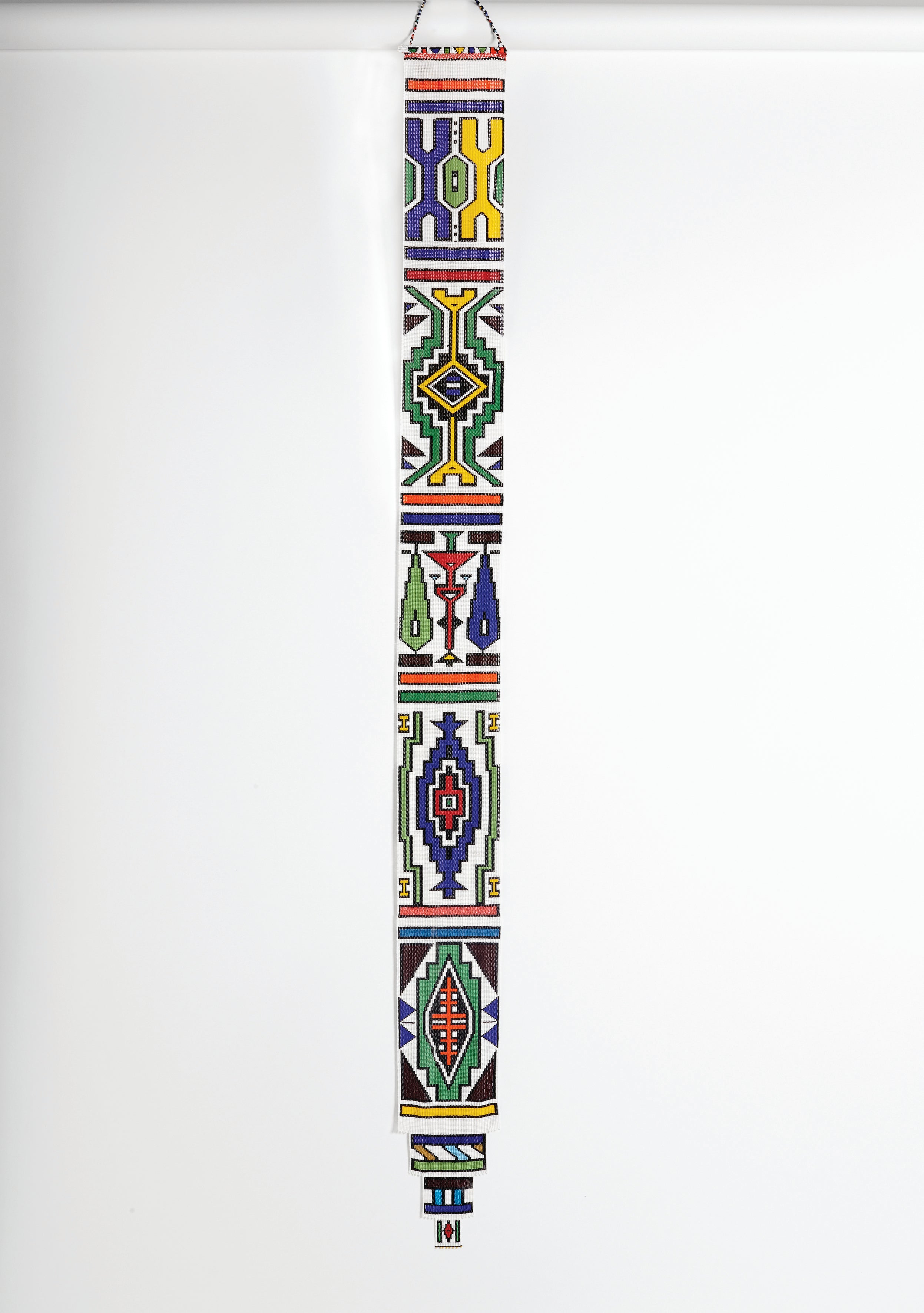 Inyoka Beaded Statement Textile — Multi-Use Decor