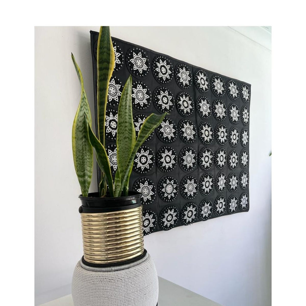 Dela Leather Coaster Mat