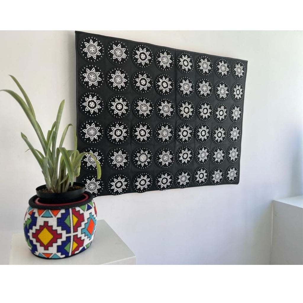 Dela Leather Coaster Mat